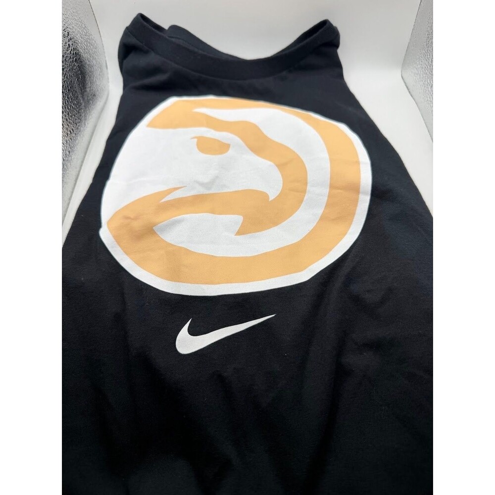 Nike NBA Atlanta Hawks Peachtree Youth Large 14/16 Black T-Shirt NWOT